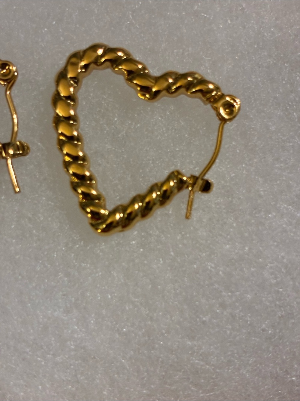 Heart Rope Earrings - Picture 3 of 4